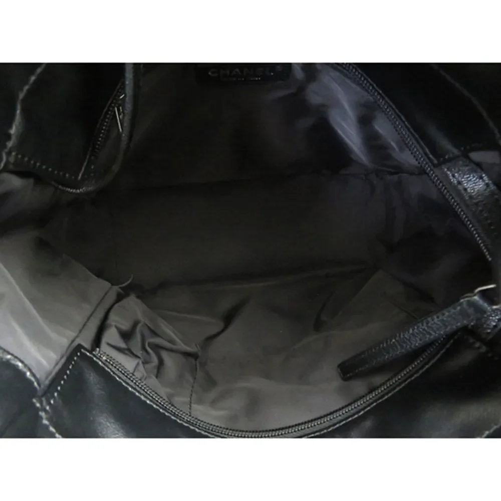 Chanel Tote Bag Paris Biarritz MM Coated Canvas Leather